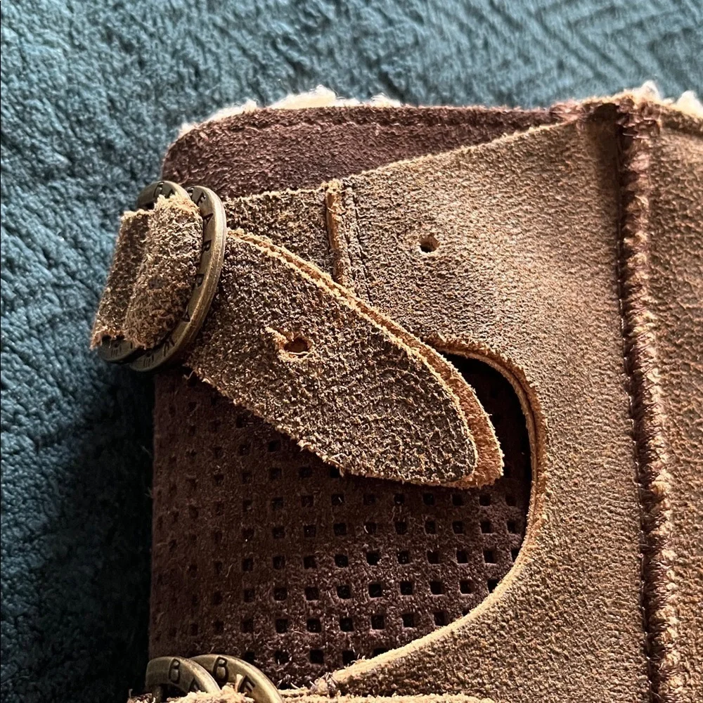 BearPaw Brown Distressed Suede Boots